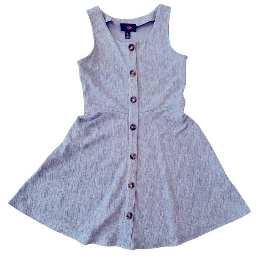 IZ GIRL BYER Girl’s Periwinkle Tank Top Dress